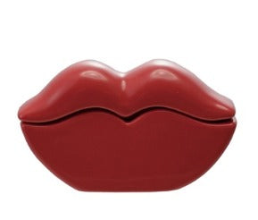 Stoneware Lip Shaped Box