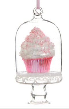 CUPCAKE IN CLOCHE ORN