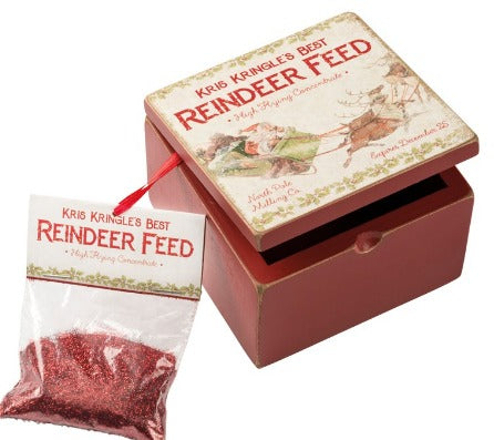 Reindeer Feed Hinged Box