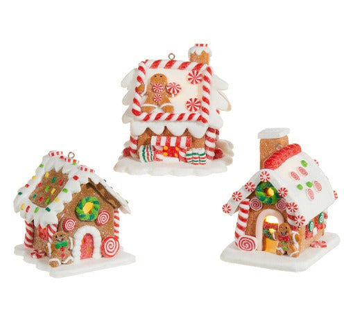 Lighted Gingerbread House