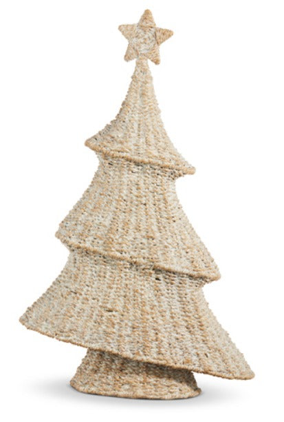 WHITEWASH FLAT WOVEN TREE