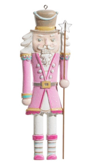 BLUSHING NUTCRACKER ORN