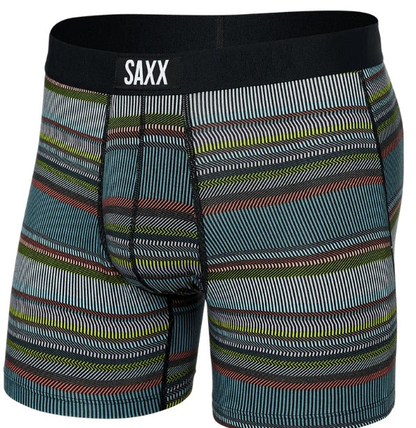 Vibe Super Soft Boxer Brief / Hyperactive Stripe- Multi