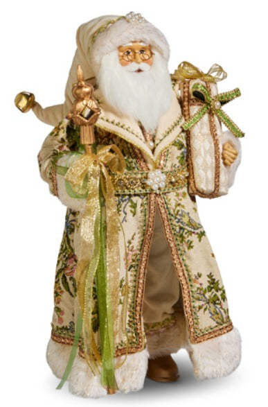 BLOOMING FLORAL SANTA