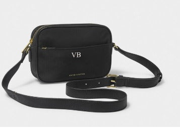 NYLON-LUXE CAMERA BAG | Black