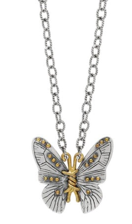 Unbound Butterfly Necklace - 16"