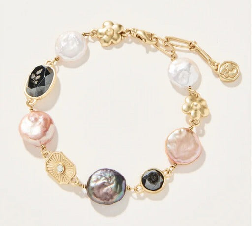 Linden Bracelet Black/Pink