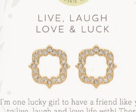 Sea La Vie Stud Earrings Luck