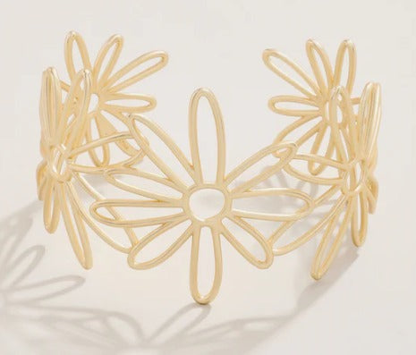 Happy Daisy Cuff Gold