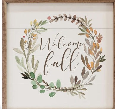 Welcome Fall Wreath