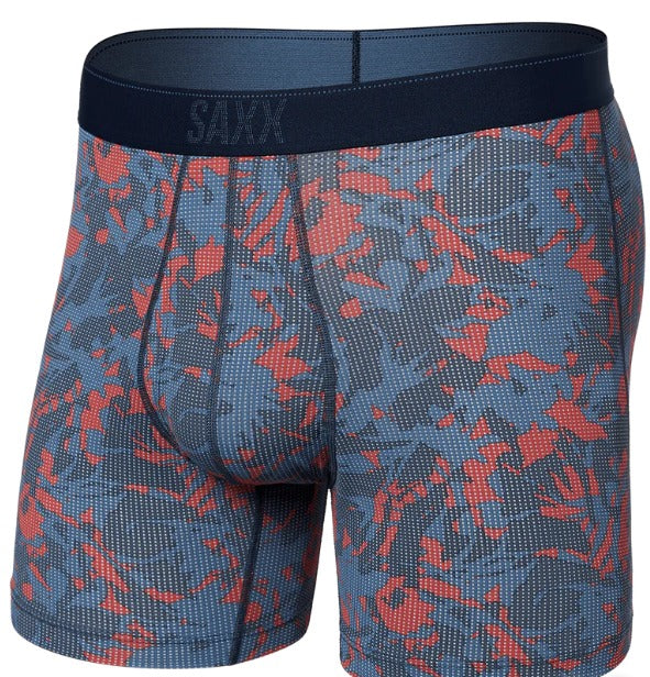 Quick Dry Mesh Boxer Brief / Batik Camo- Blue