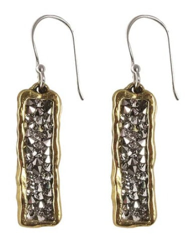 Kristal Verve Earrings - Brass