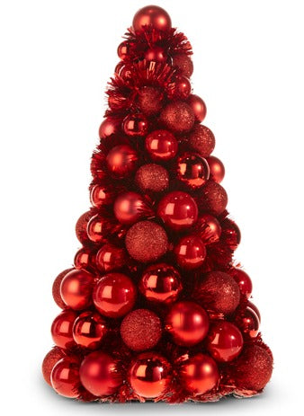 RED BALL ORNAMENT TREE