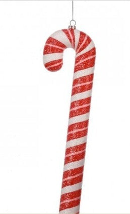 RED/PINK PEPPERMINT SWIRL CANDY CANE