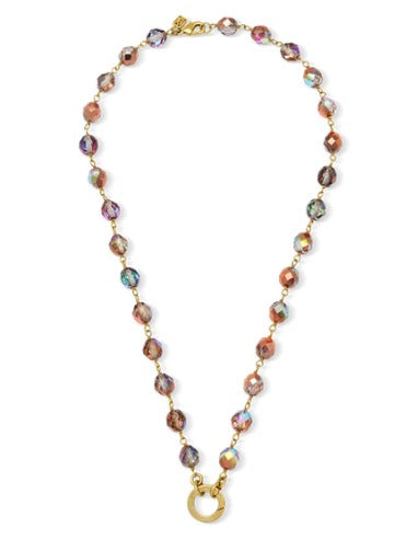 Ensemble Necklace - Aurora Borealis - 18"