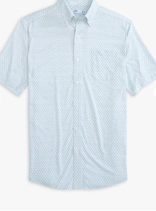 Intercoastal Floral To See Short Sleeve Sport Shirt