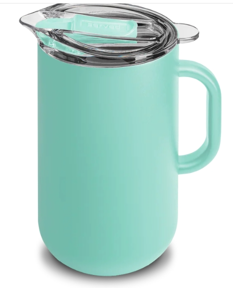 Vacuum-Insulated Stainless Steel Pitcher (2L) - Blue Lemonade